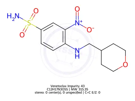 Chemical structure of Venetoclax Impurity 43