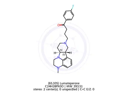 Chemical structure of Lumateperone Impurity 26