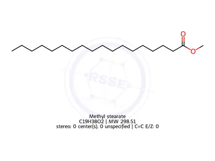 Chemical structure of Methyl stearate
