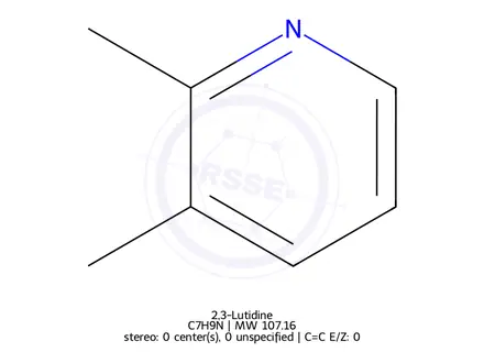Chemical structure of 2,3-Lutidine