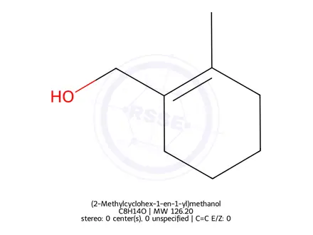 Chemical structure of (2-Methylcyclohex-1-en-1-yl)methanol
