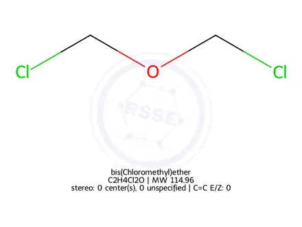 Chemical structure of bis(Chloromethyl)ether