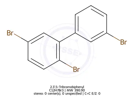 Chemical structure of 2,3',5-Tribromobiphenyl