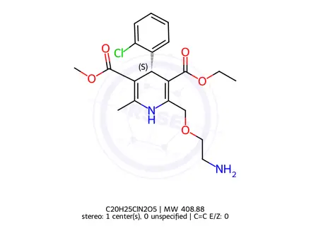 Chemical structure of Levamlodipine