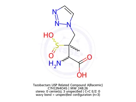 Chemical structure of Tazobactam USP Related Compound A(Racemic)