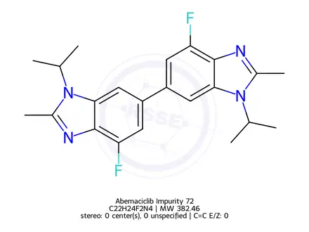 Chemical structure of Abemaciclib Impurity 72