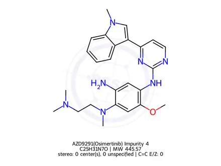 Chemical structure of AZD9291(Osimertinib) Impurity 4