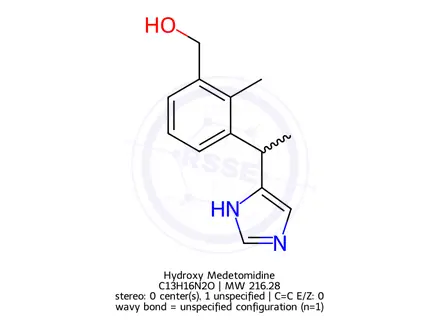 Chemical structure of 3-Hydroxy Medetomidine