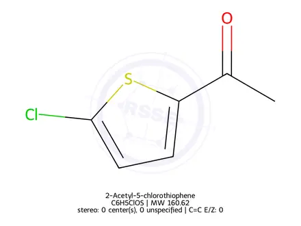 Chemical structure of 2-Acetyl-5-chlorothiophene