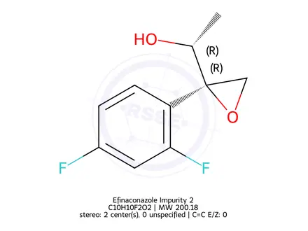 Chemical structure of Efinaconazole Impurity 2
