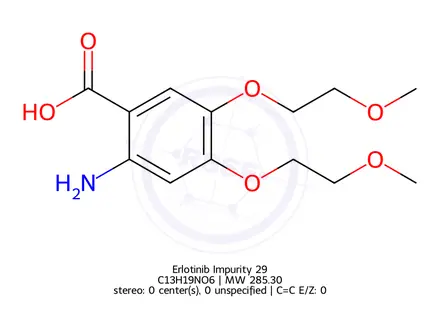 Chemical structure of Erlotinib Impurity 29