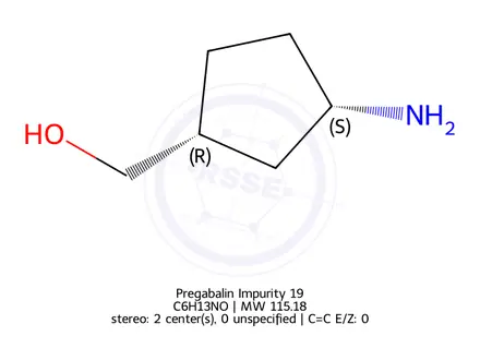 Chemical structure of Pregabalin Impurity 19