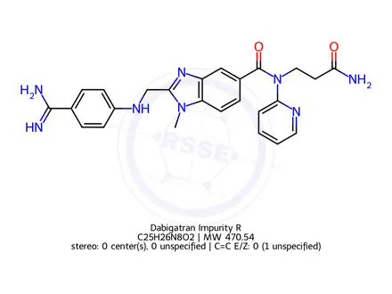 Chemical structure of Dabigatran Impurity R