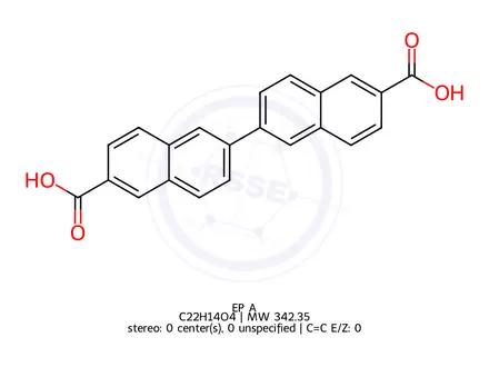 Chemical structure of Adapalene EP Impurity A