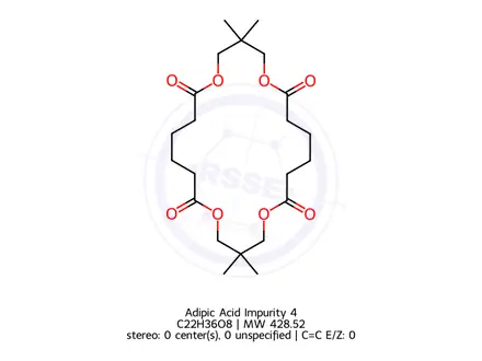Chemical structure of Adipic Acid Impurity 4