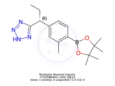 Chemical structure of (E)-4-(2-(4-((1H-1,2,4-Triazol-1-yl)methyl)phenyl)hydrazono)-N,N-dimethylbutan-1-amine