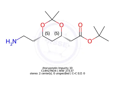 Chemical structure of Atorvastatin Impurity 30