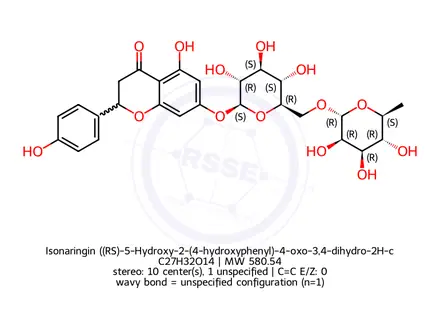 Chemical structure of Isonaringin