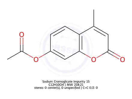 Chemical structure of Sodium Cromoglicate Impurity 15