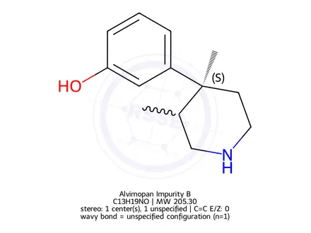Chemical structure of Alvimopan Impurity B