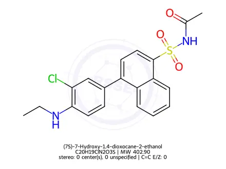 Chemical structure of Cefaclor Impurity 12