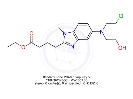 Chemical structure of Bendamustine Related Impurity 5