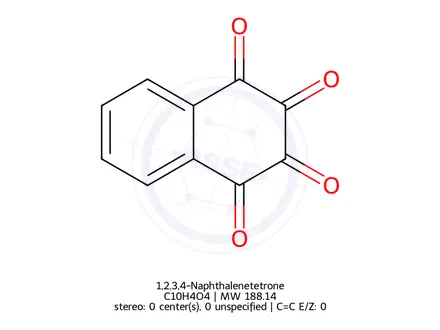 Chemical structure of 1,2,3,4-Naphthalenetetrone