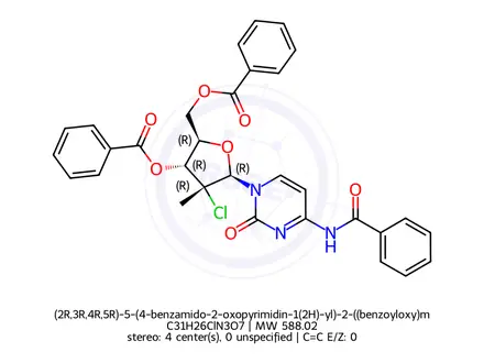 Chemical structure of Sofosbuvir Impurity 3