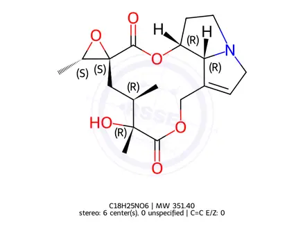 Chemical structure of Jacobine