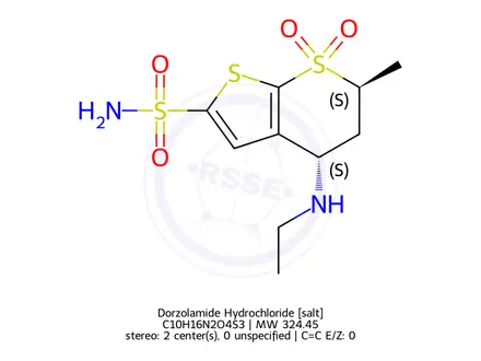 Chemical structure of (4S,6R)-Dorzolamide EP Impurity B