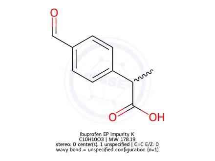 Chemical structure of Ibuprofen EP Impurity K