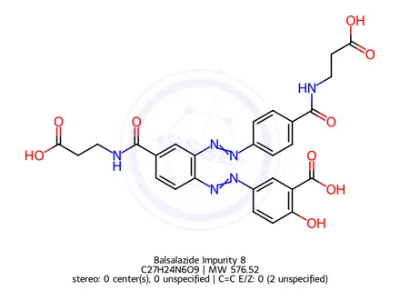 Chemical structure of Balsalazide Impurity 8