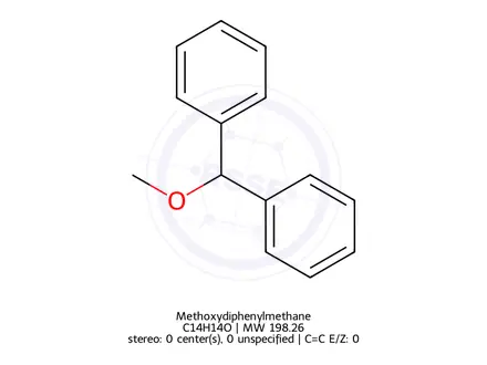 Chemical structure of Methoxydiphenylmethane