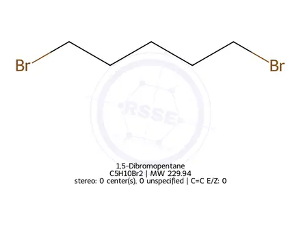 Chemical structure of 1,5-Dibromopentane