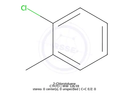 Chemical structure of 2-Chlorotoluene