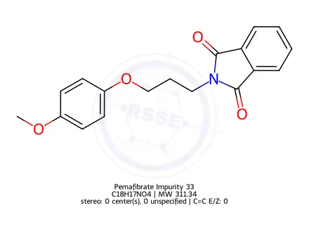 Chemical structure of Pemafibrate Impurity 33