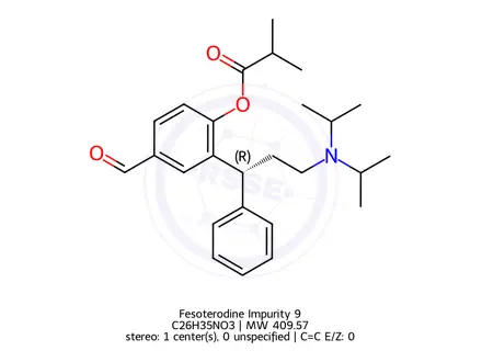 Chemical structure of Fesoterodine Impurity 9