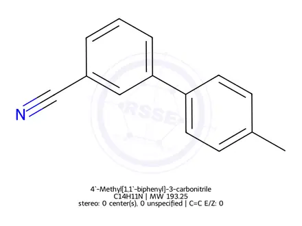Chemical structure of 4`-Methyl[1,1`-biphenyl]-3-carbonitrile