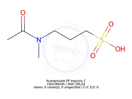 Chemical structure of Acamprosate EP Impurity C