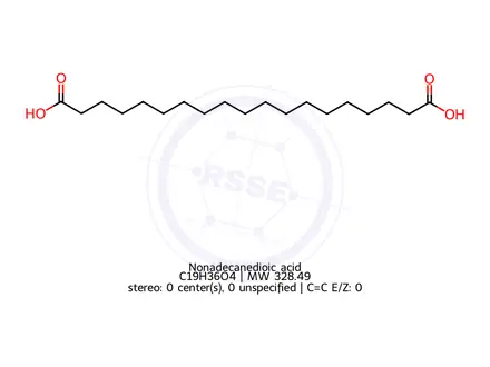 Chemical structure of Nonadecanedioic acid