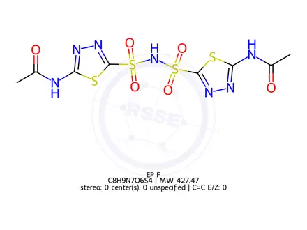 Chemical structure of Acetazolamide EP Impurity F