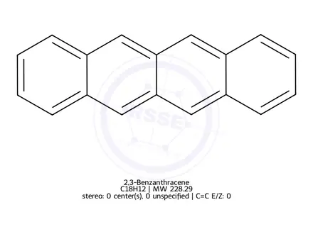 Chemical structure of Discontinued: see H-159S; (was 2,3-Benzanthracene)