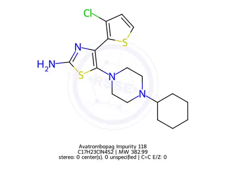 Chemical structure of Avatrombopag Impurity 118