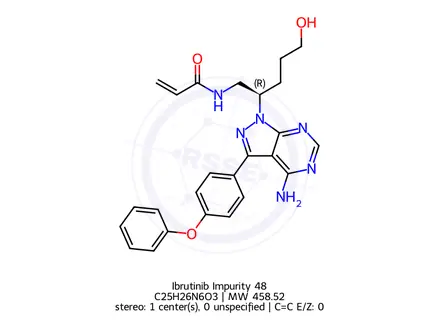 Chemical structure of Ibrutinib Impurity 48