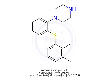 Chemical structure of Vortioxetine impurity 4