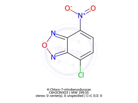 Chemical structure of 4-Chloro-7-nitrobenzofurazan