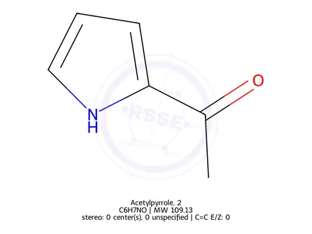 Chemical structure of Acetylpyrrole, 2-