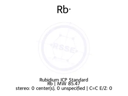 Chemical structure of Rubidium ICP Standard