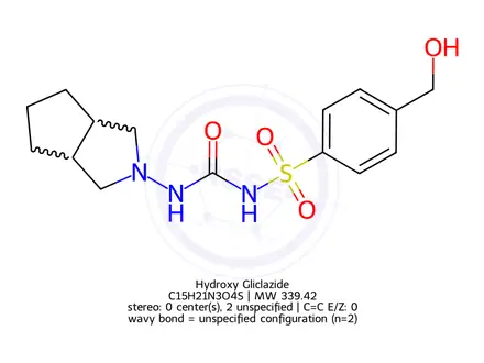 Chemical structure of Hydroxy Gliclazide