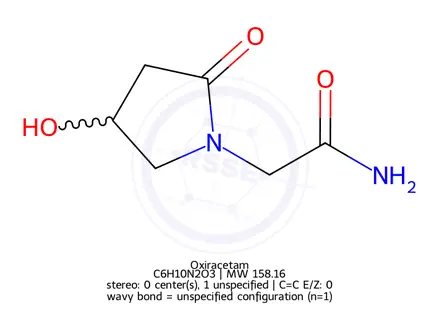 Chemical structure of Oxiracetam